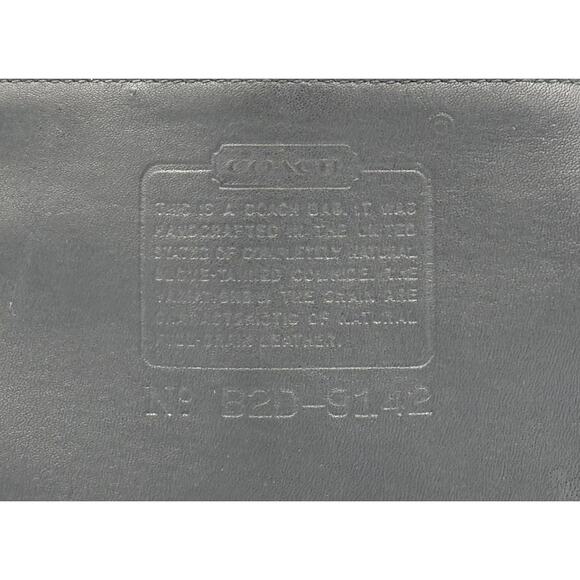 Vintage Coach Slim Hippie Bag | Style No. 9142 | Black Leather Crossbody - Picture 10 of 10